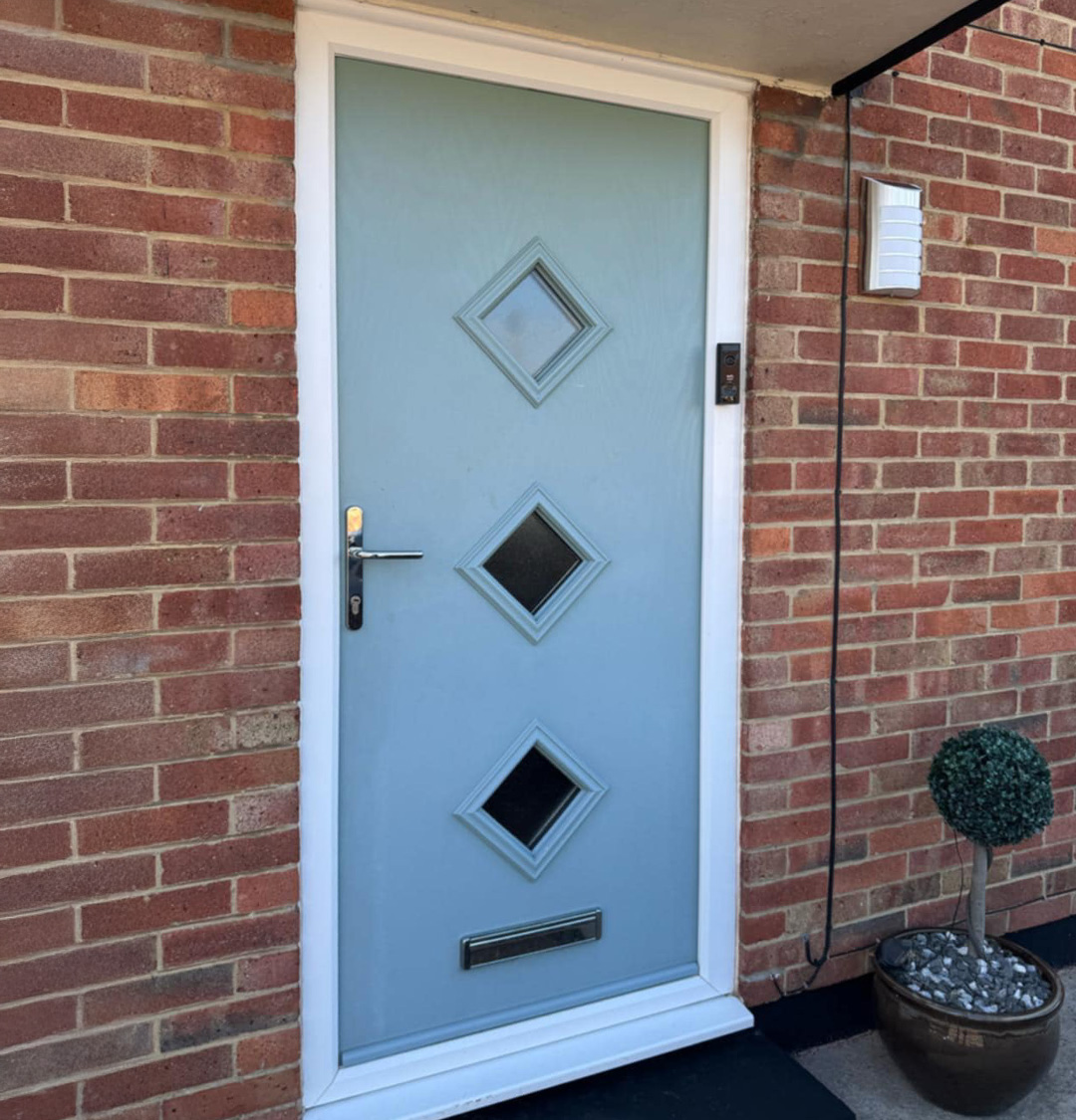 Original door colour green