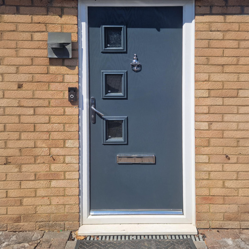 Door new spray Anthracite to look modern and fresh